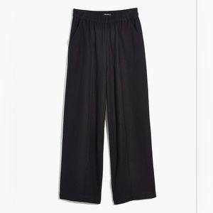 Madewell Breezewoven Pull-On High-Rise Straight Pants XS